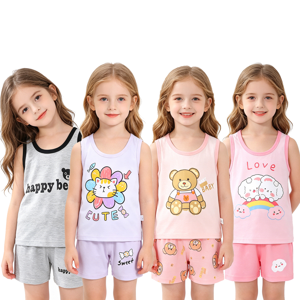Summer Clothing Baby Boy - Summer Girls Pajamas Children Sets Kids
