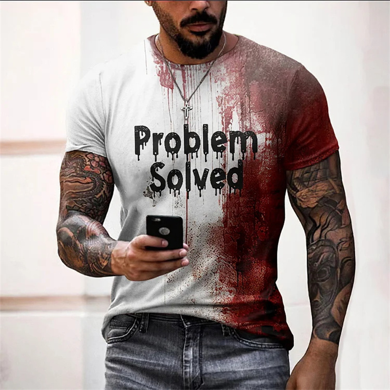 Summer Clothing Drip - 3D Printed Dripping Blood Hand T