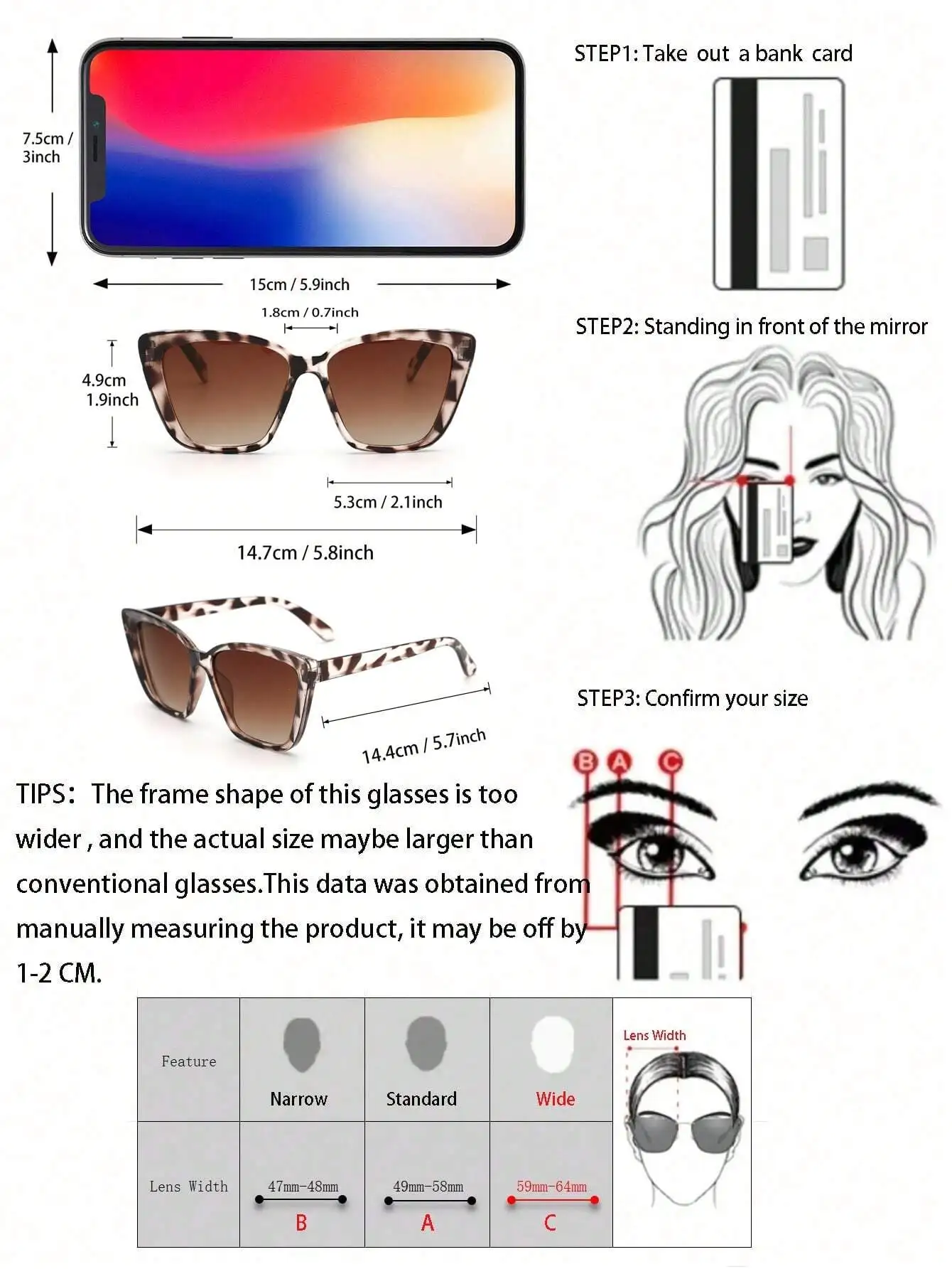 1 Pair Women's Cat Eye Plastic - Summer Clothing Drive のレビューと価格
