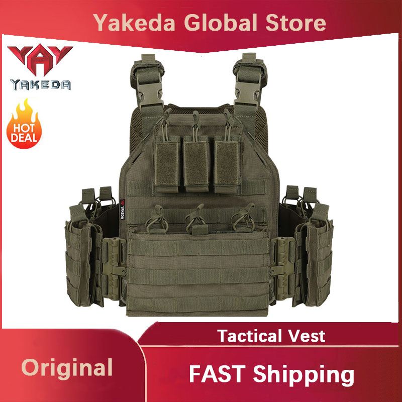 YAKEDA Tactical Vest 1000D Pol - Summer Clothing Release のレビューと価格