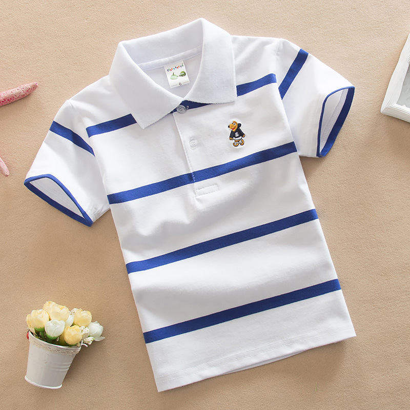 Summer Boys Polo Shirts Short  - Summer Clothing Baby Boy のレビューと価格