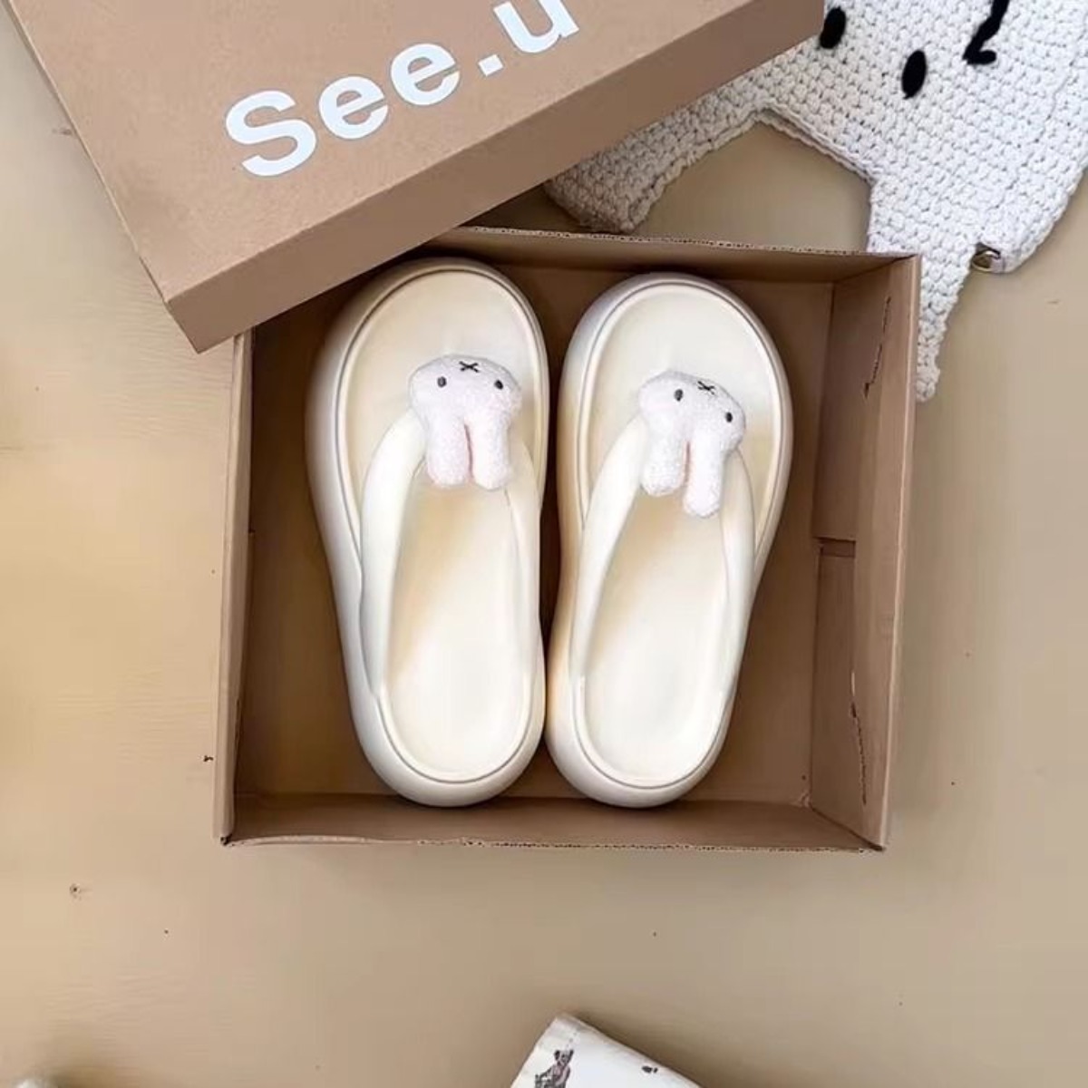 Kawaii Miffy EVA Flip-flops Cu - Summer Away Clothing のレビューと価格