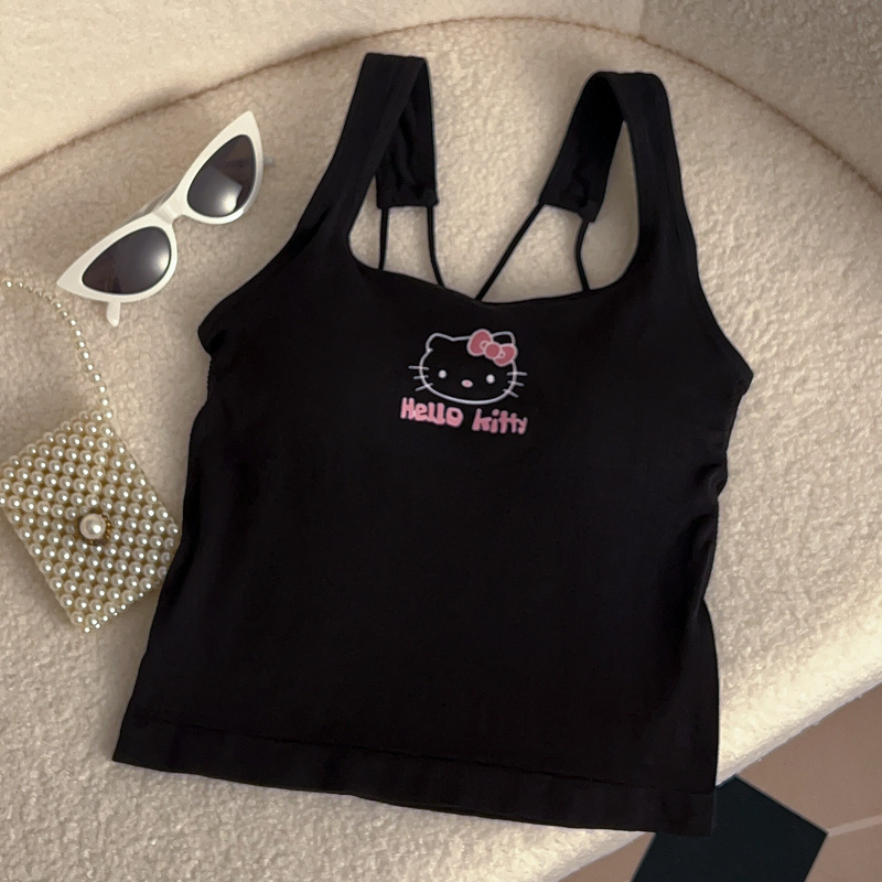 Anime Hello Kittys Fashion Wom - Summer Clothing Set For Girls のレビューと価格