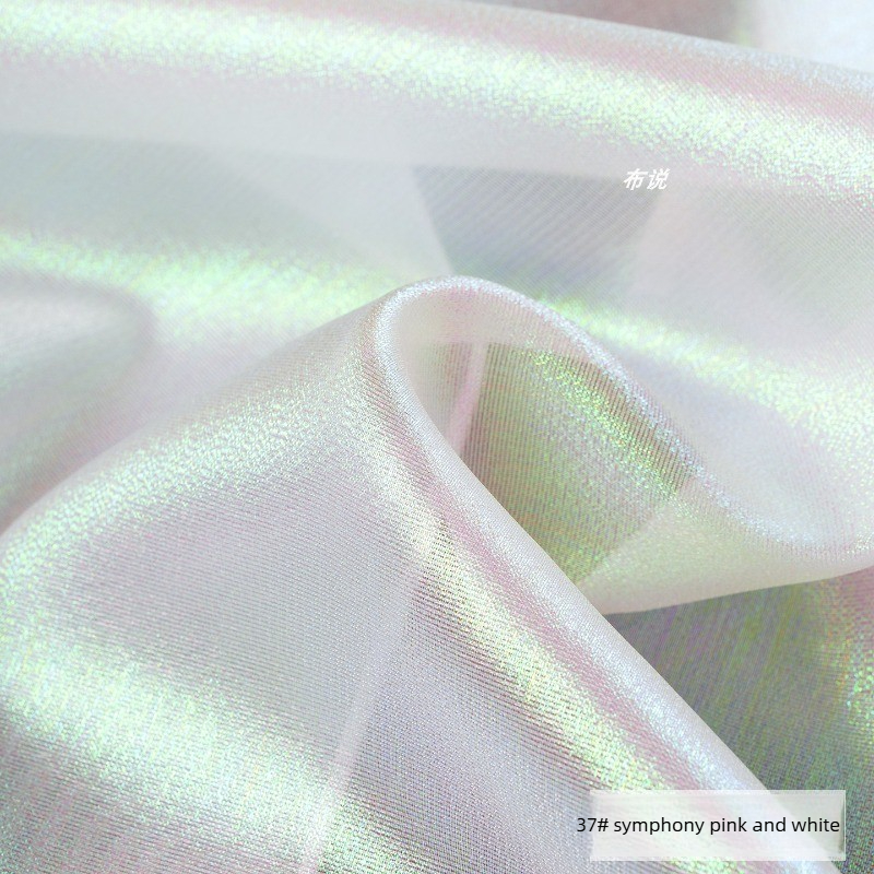 Thin Plain Glitter Fabric By T - Soft Summer Yellow Clothing のレビューと価格