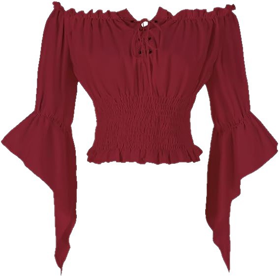 Renaissance Medieval Aristocra - Off Shoulder Blouse のレビューと価格