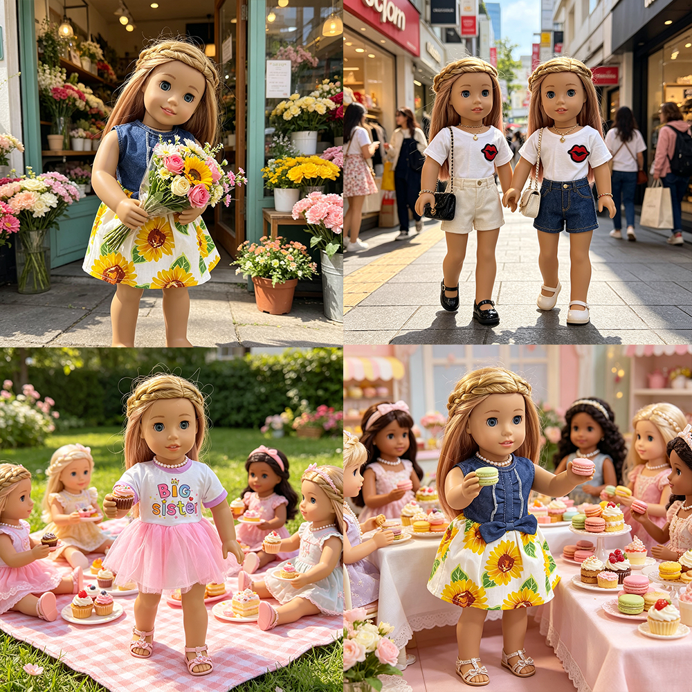 18 Inch Doll Girl Gentle and S - Summer Away Clothing のレビューと価格