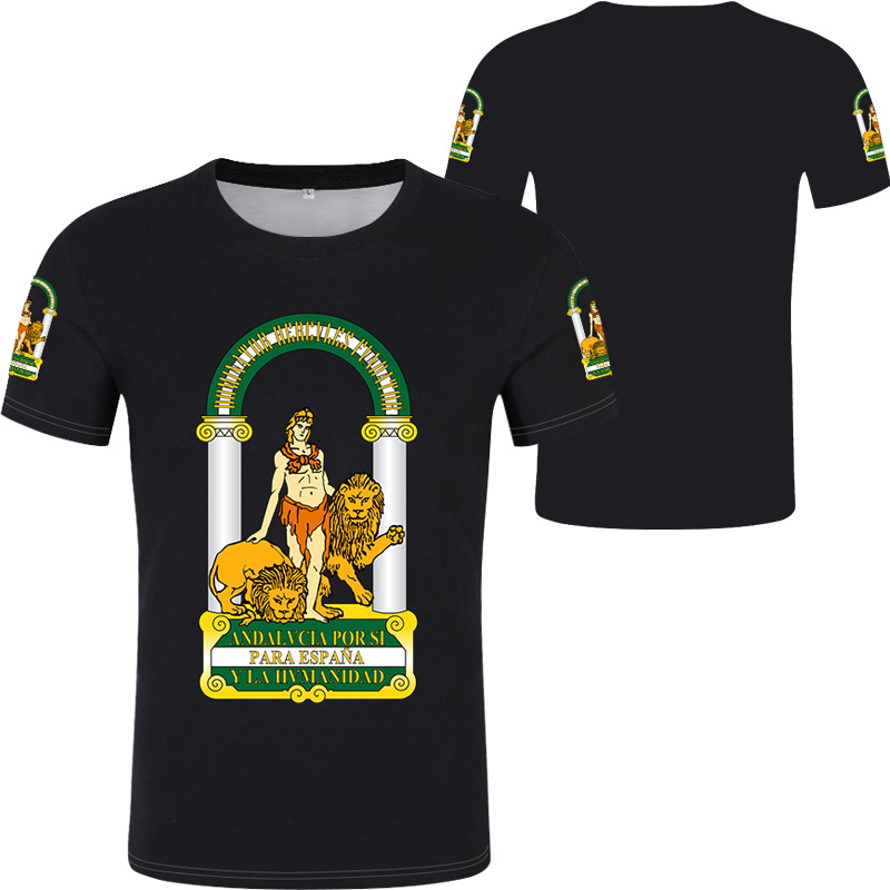 Andalusia Spain Flag Graphic T - Summer Clothing In Spanish のレビューと価格