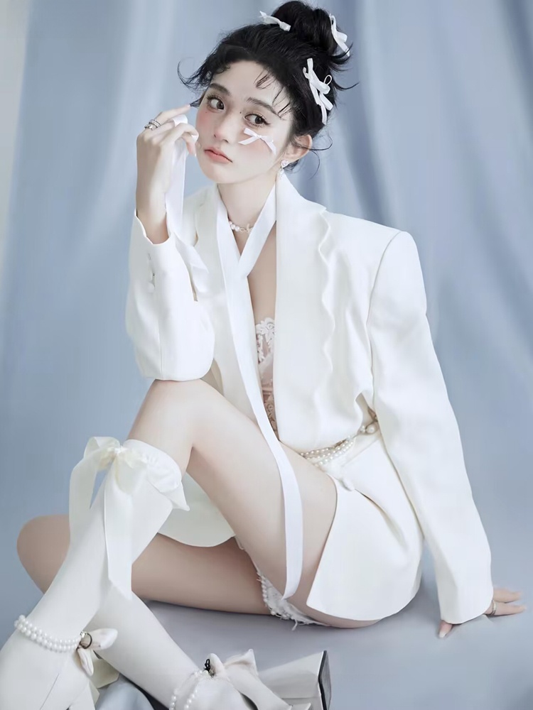 Studio Photography Suit White  - Summer Clothing Set For Girls のレビューと価格