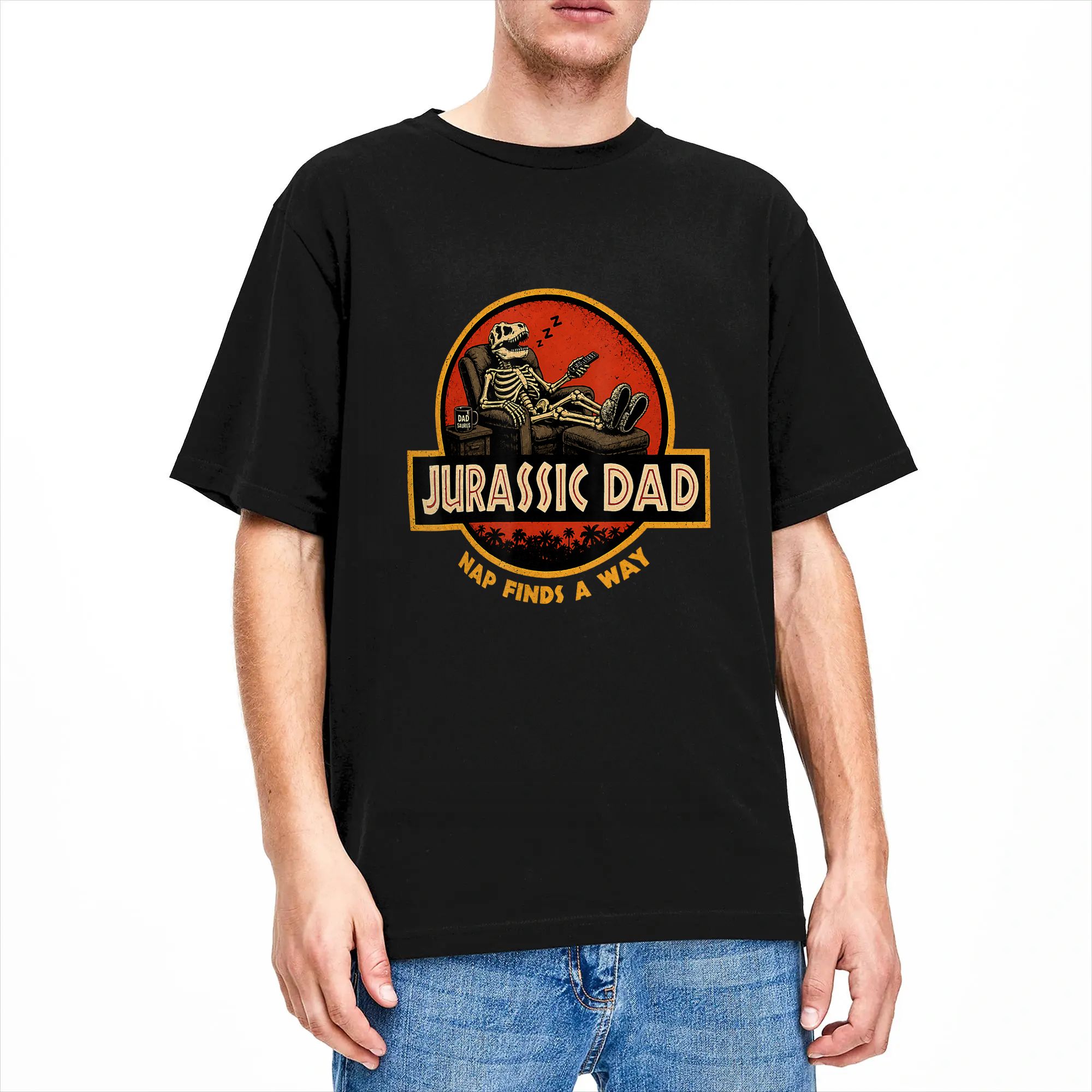 Jurassic Dad Nap Finds A Way T - Summer Away Clothing のレビューと価格