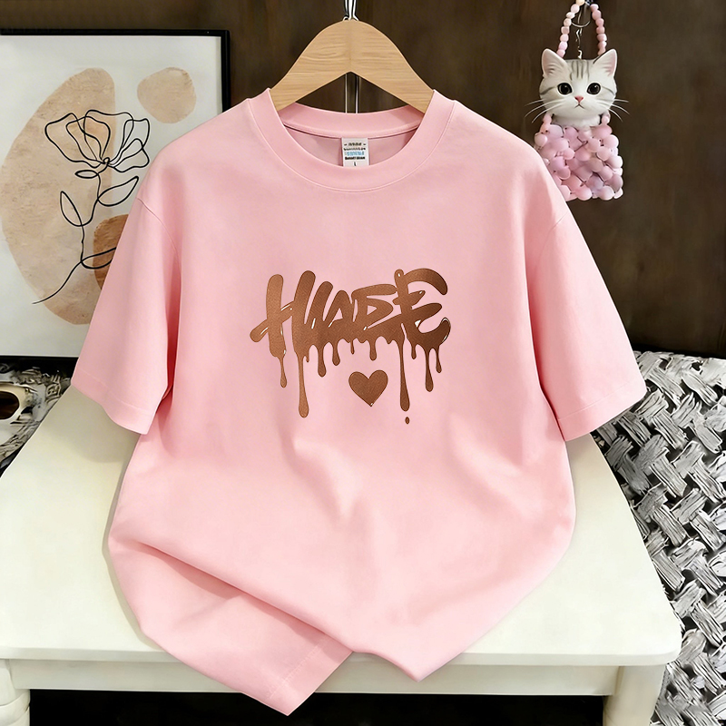 Women Oversized Pure Cotton T- - Summer Clothing Drip のレビューと価格