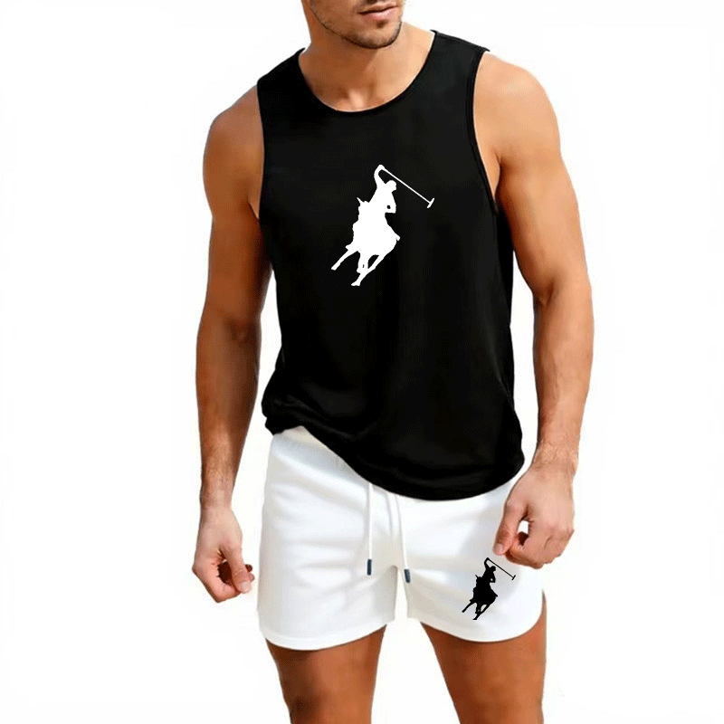 European Men Summer Vest and S - Summer Clothing Sets のレビューと価格