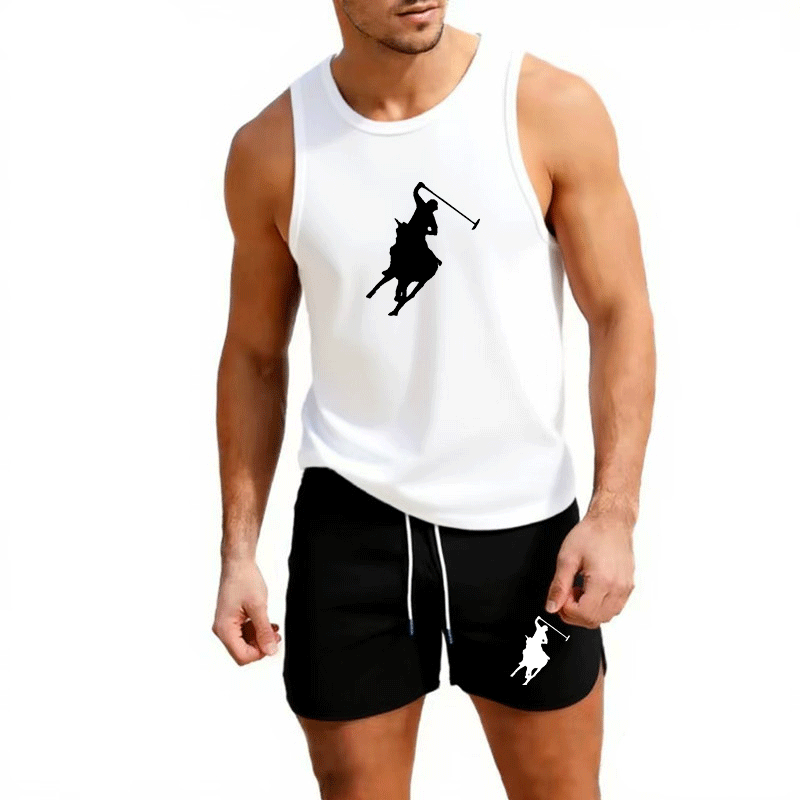 European Men Summer Vest and S - Summer Clothing Sets のレビューと価格