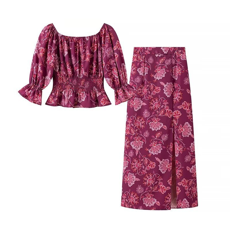 Women's Fashion Printed Off-Sh - Off Shoulder Blouse のレビューと価格