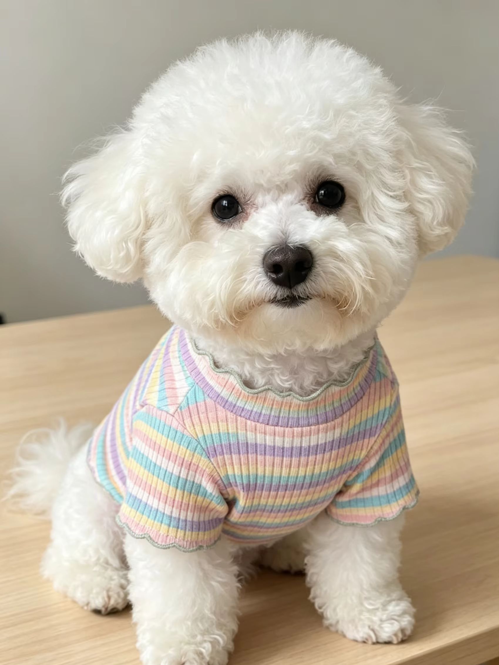 1PC Wide Elastic Stripes Pet D - Summer Dog Clothing のレビューと価格