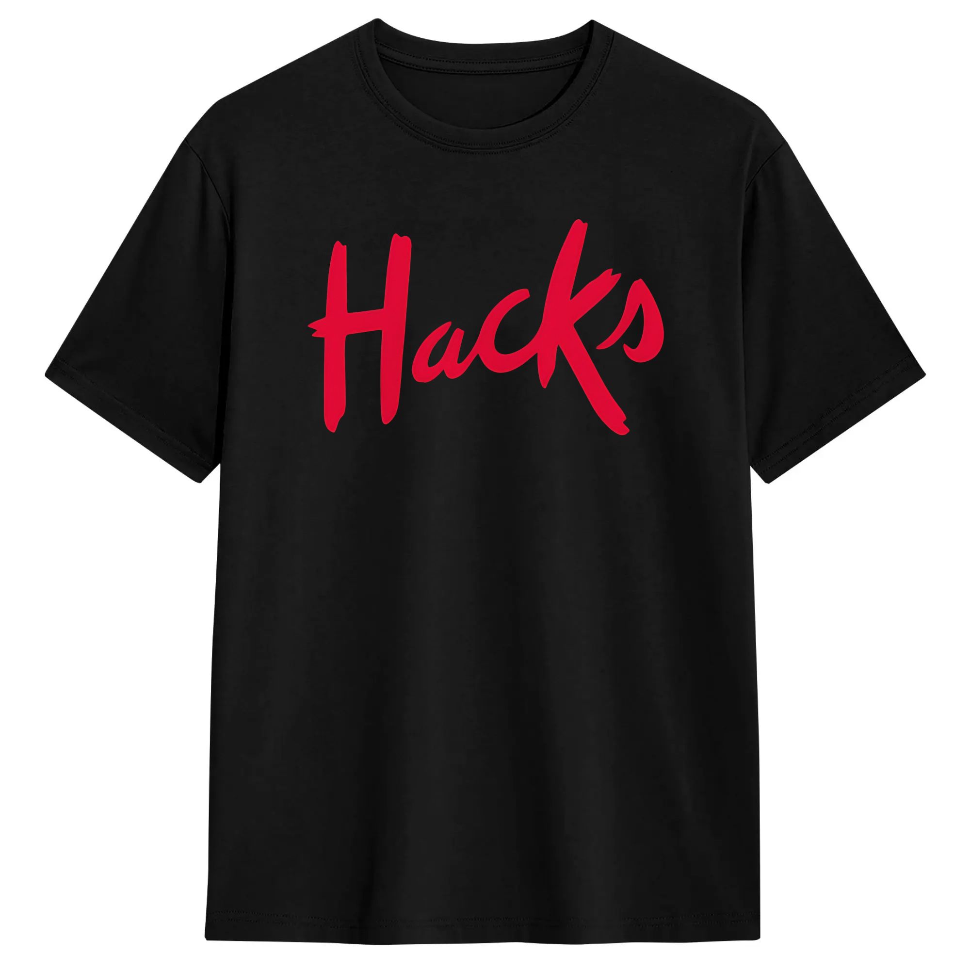 Hacks logo Cotton T Shirt For  - Summer Clothing Hacks のレビューと価格