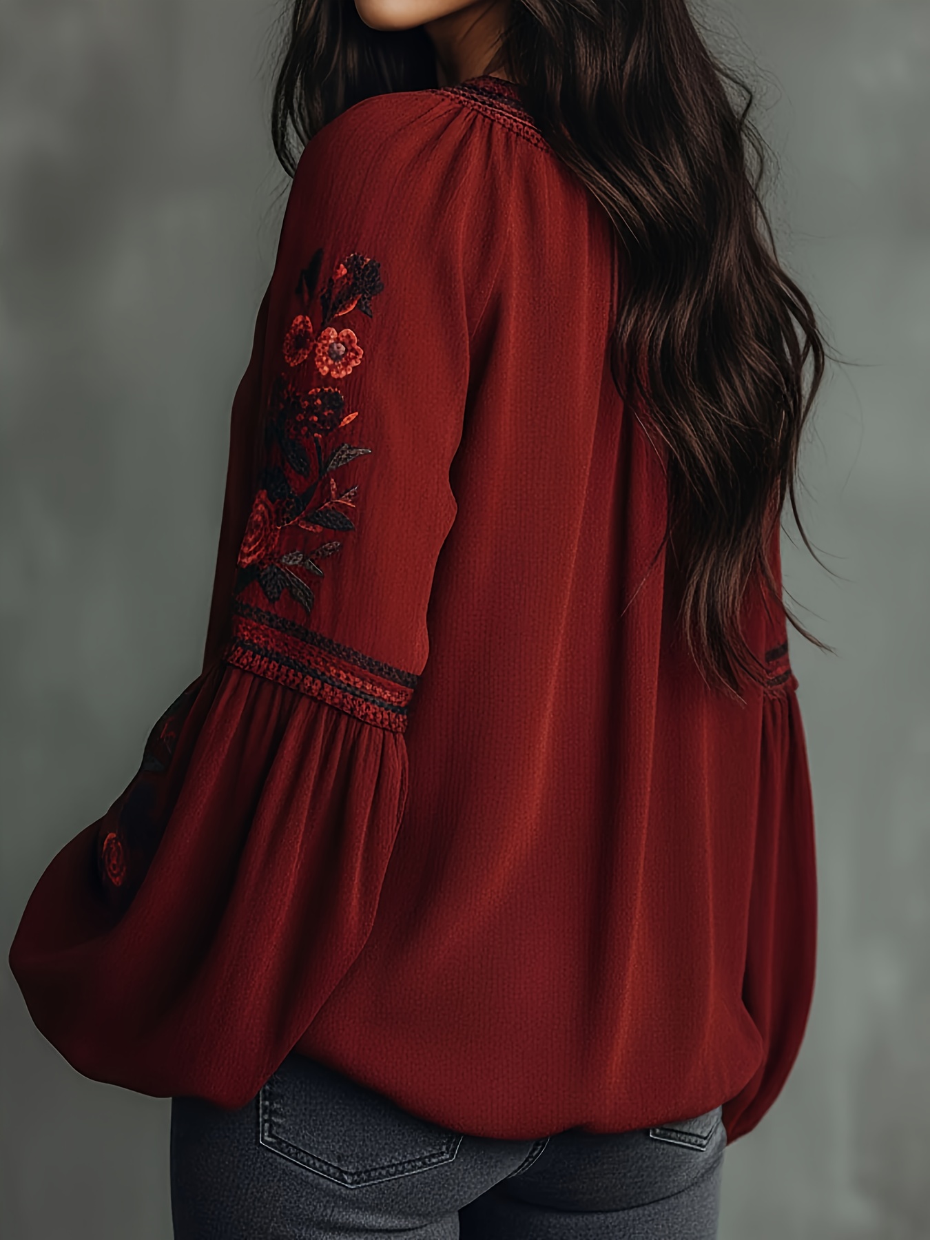 Women‘s Spring Blouse Retro Em - Off Shoulder Blouse のレビューと価格