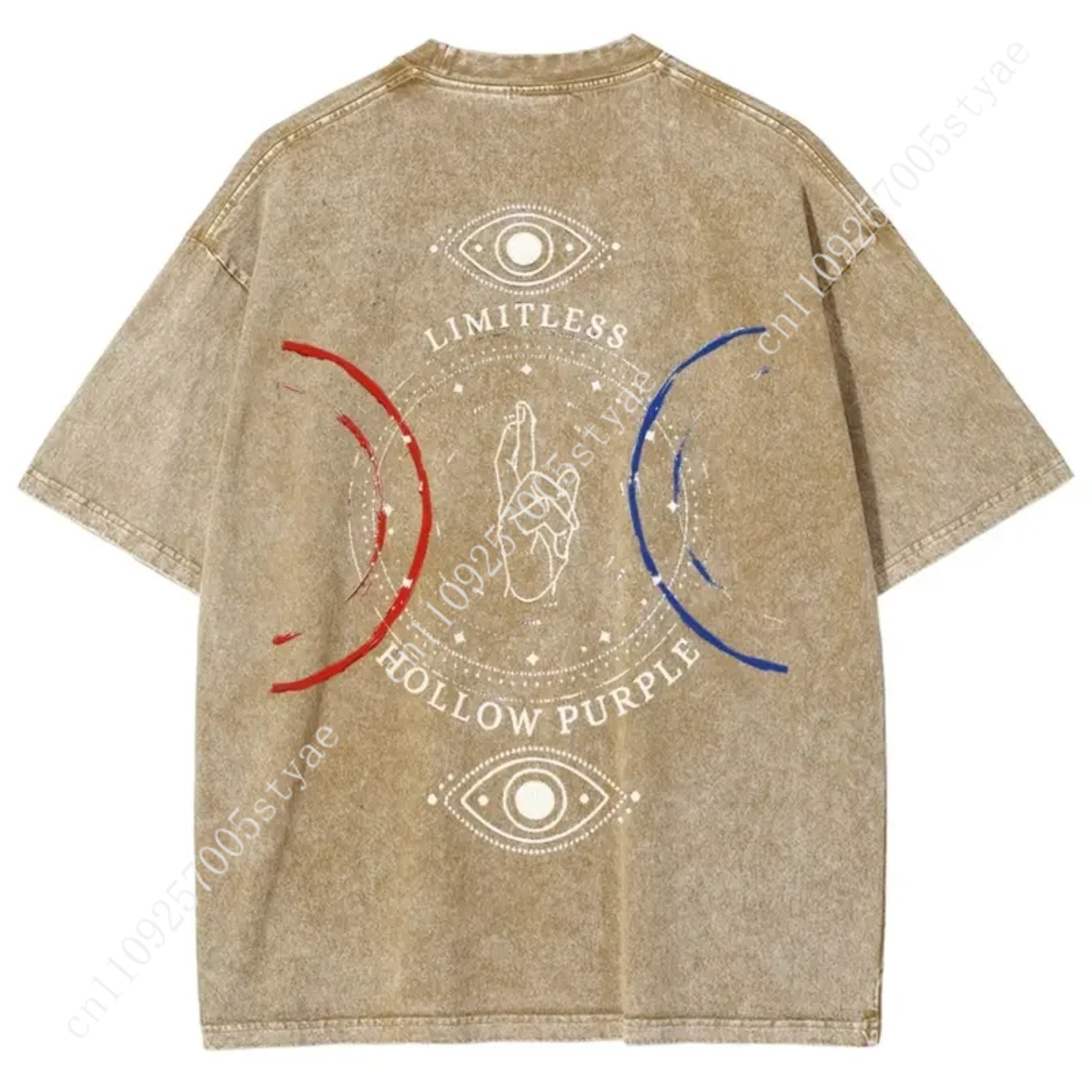 Anime  Gojo Satoru Print T-shi - Vintage Summer Clothing Men のレビューと価格