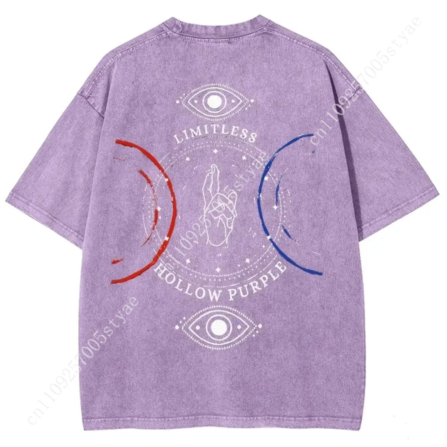 Anime  Gojo Satoru Print T-shi - Vintage Summer Clothing Men のレビューと価格
