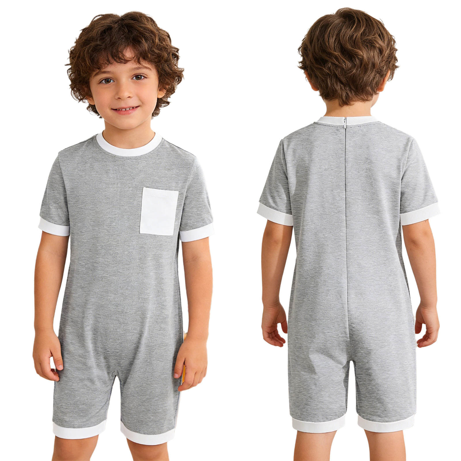 Children Back Zipper Anti-Stri - Summer Clothing Needs のレビューと価格