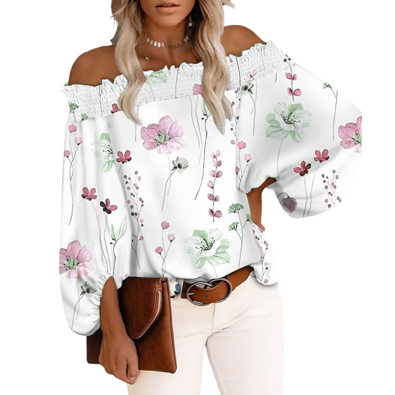 Plus Size New Women's Casual F - Off Shoulder Blouse のレビューと価格
