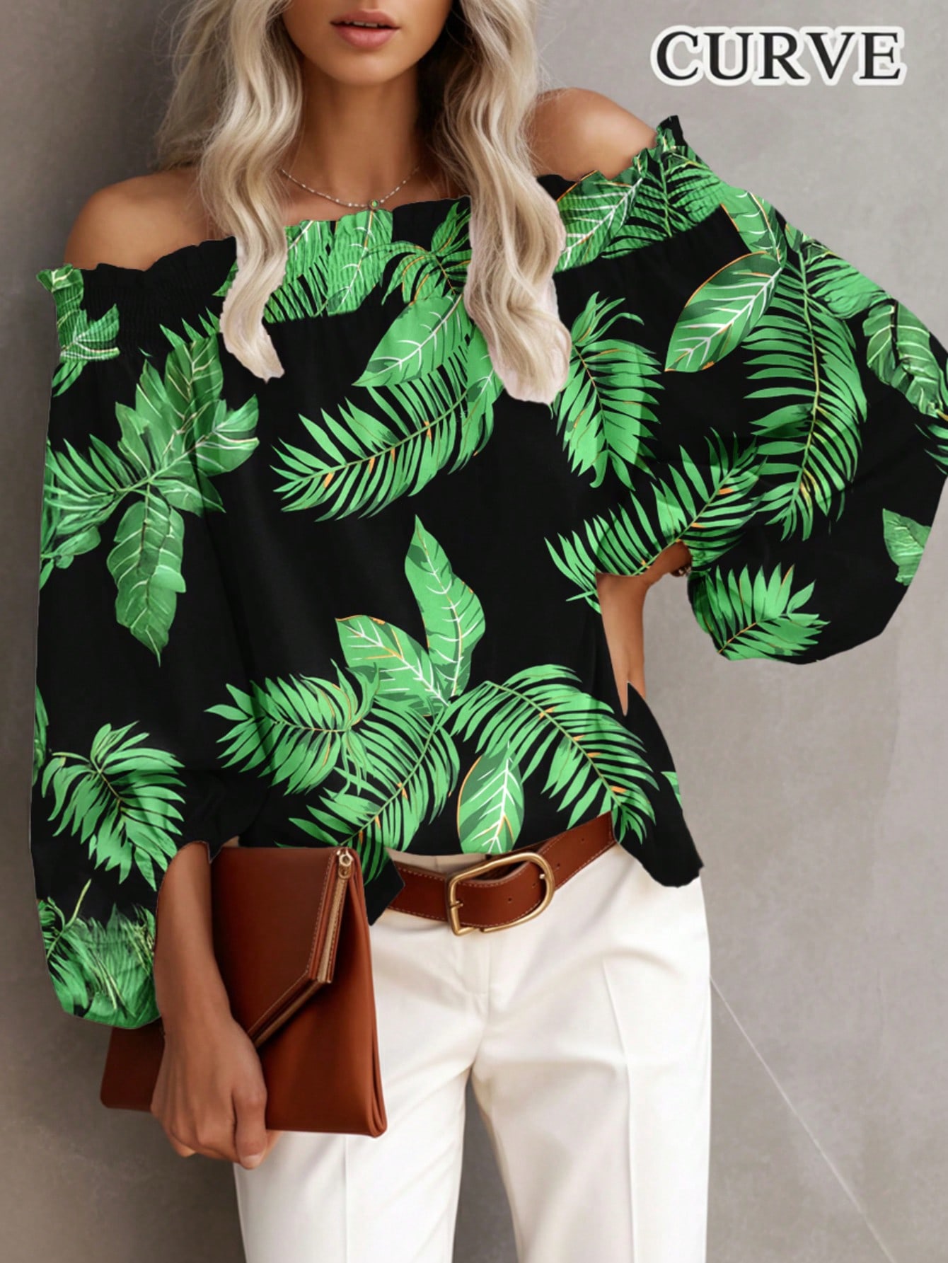 Plus Size New Women's Casual F - Off Shoulder Blouse のレビューと価格