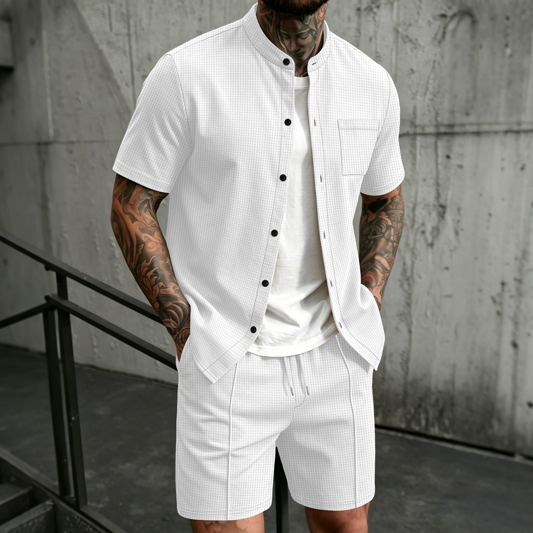 Men's 2 Piece Outfit, Stand Co - Summer Clothing Sets のレビューと価格