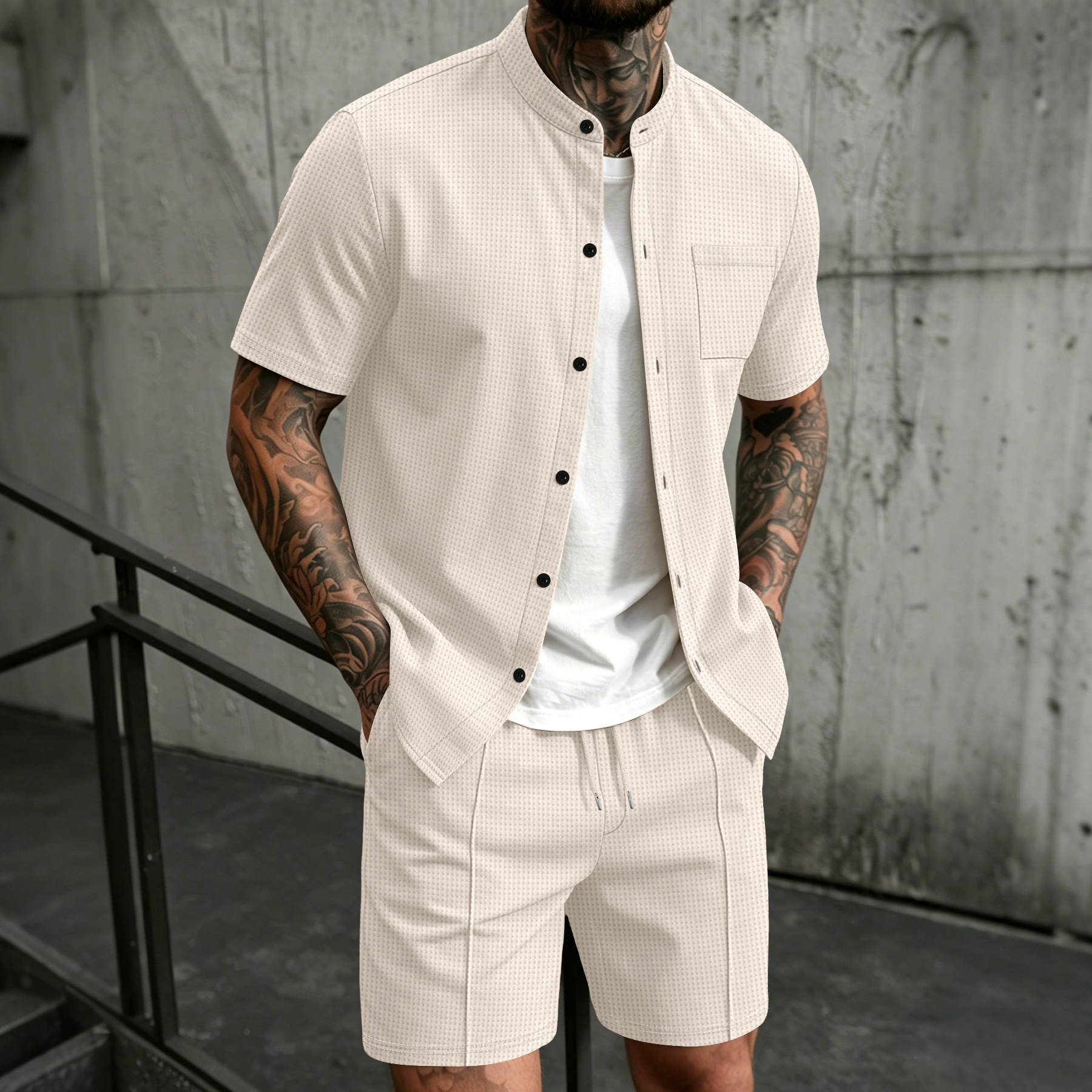 Men's 2 Piece Outfit, Stand Co - Summer Clothing Sets のレビューと価格