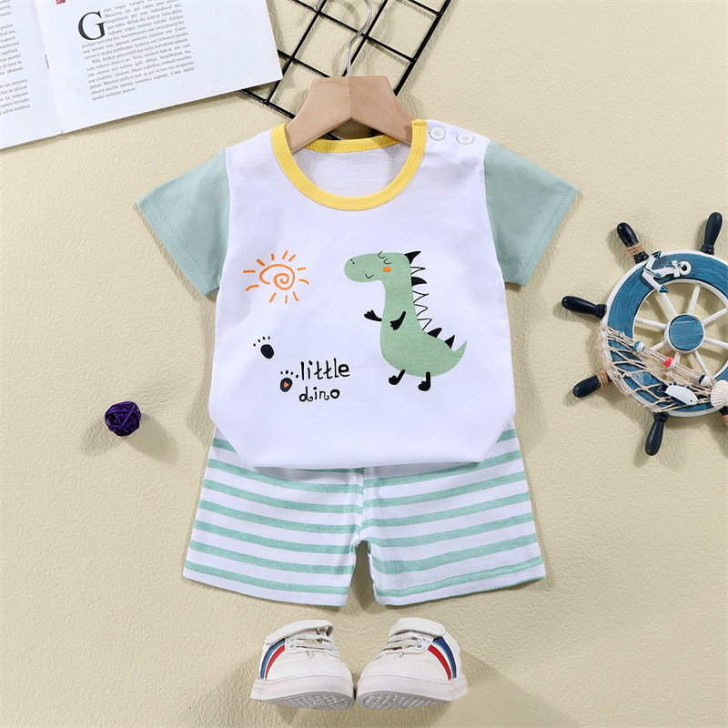 Cotton Tees+Shorts 2-piece Tra - Summer Clothing Baby Boy のレビューと価格