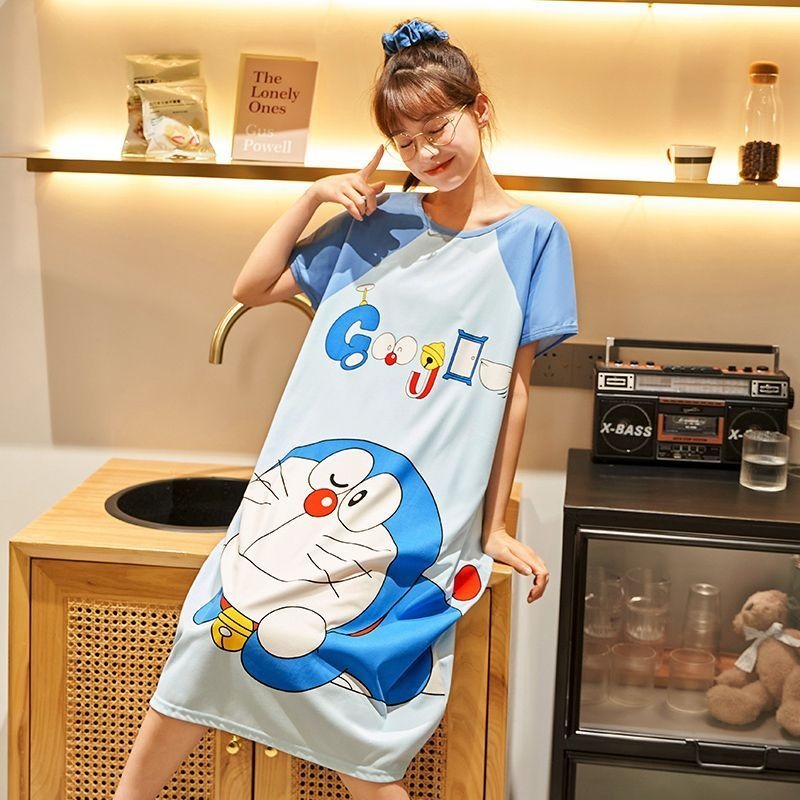Doraemon cute nightdress for w - Summer Away Clothing のレビューと価格