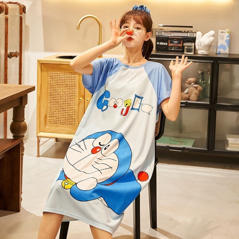 Doraemon cute nightdress for w - Summer Away Clothing のレビューと価格