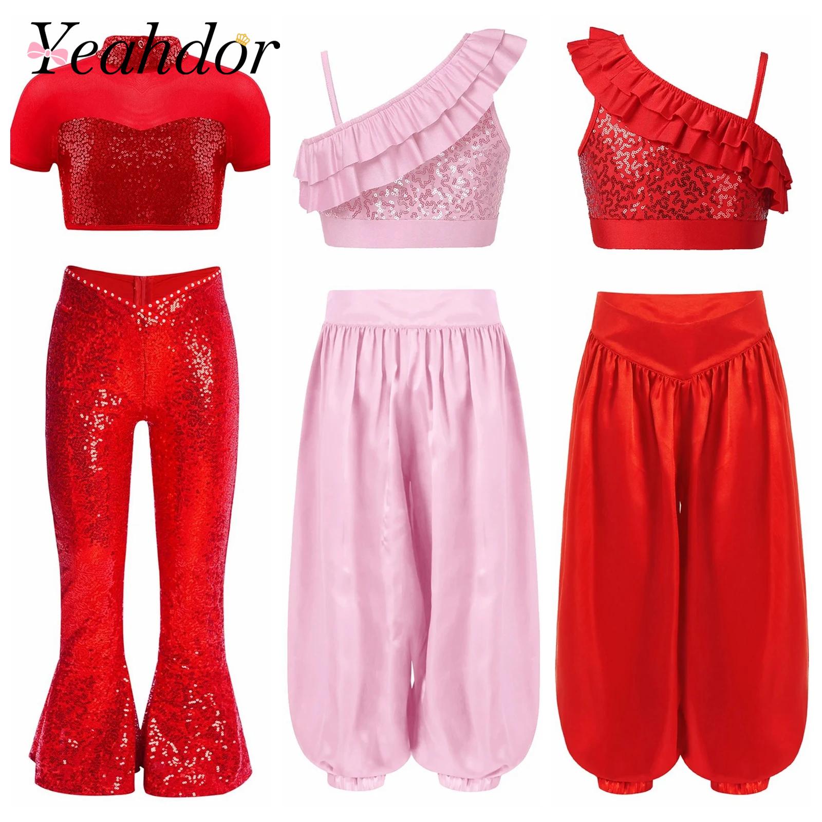 Children Shiny Sequins Dance C - Summer Clothing Set For Girls のレビューと価格
