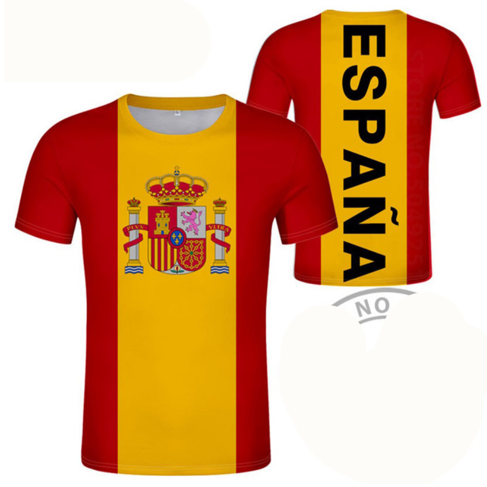Spain Football Jersey 3D Proud - Summer Clothing In Spanish のレビューと価格