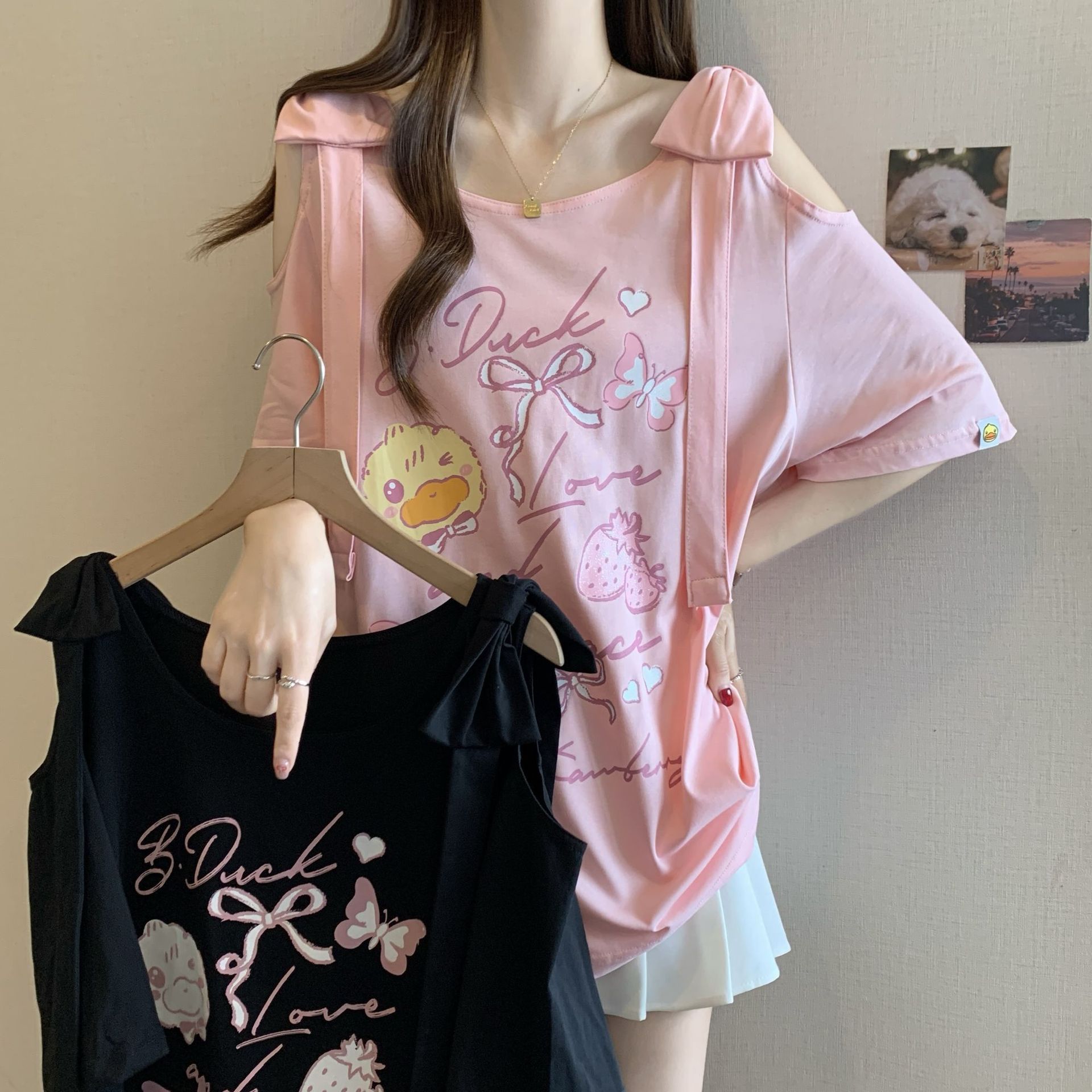 Summer Large-size Women's Clot - Off Shoulder Blouse のレビューと価格