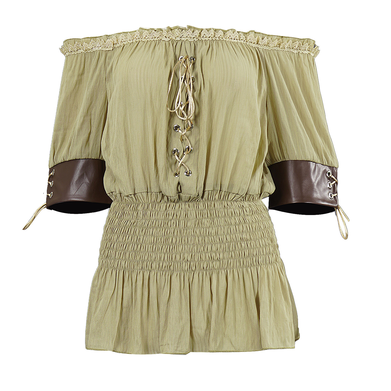 Women's Renaissance Pirate Blo - Off Shoulder Blouse のレビューと価格