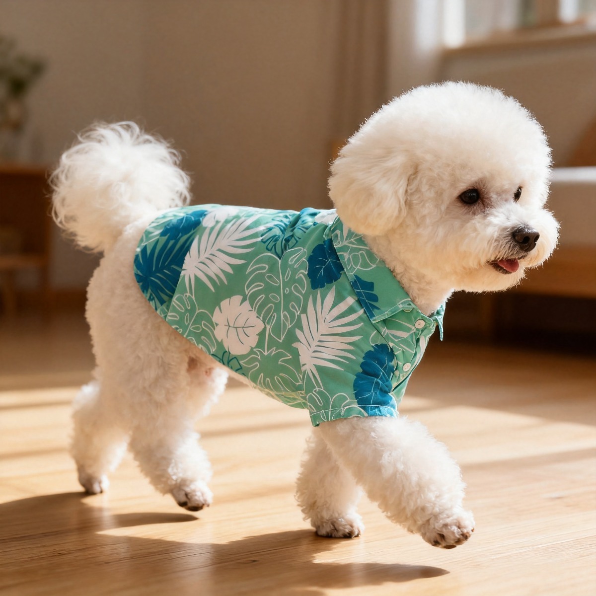 Cat Flower Shirt, Lightweight  - Summer Dog Clothing のレビューと価格