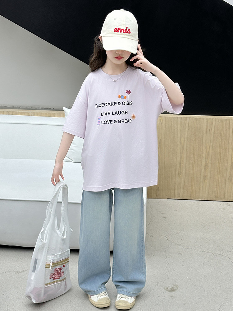 Girls Summer ort Sve T-irt Set - Summer Clothing Set For Girls のレビューと価格