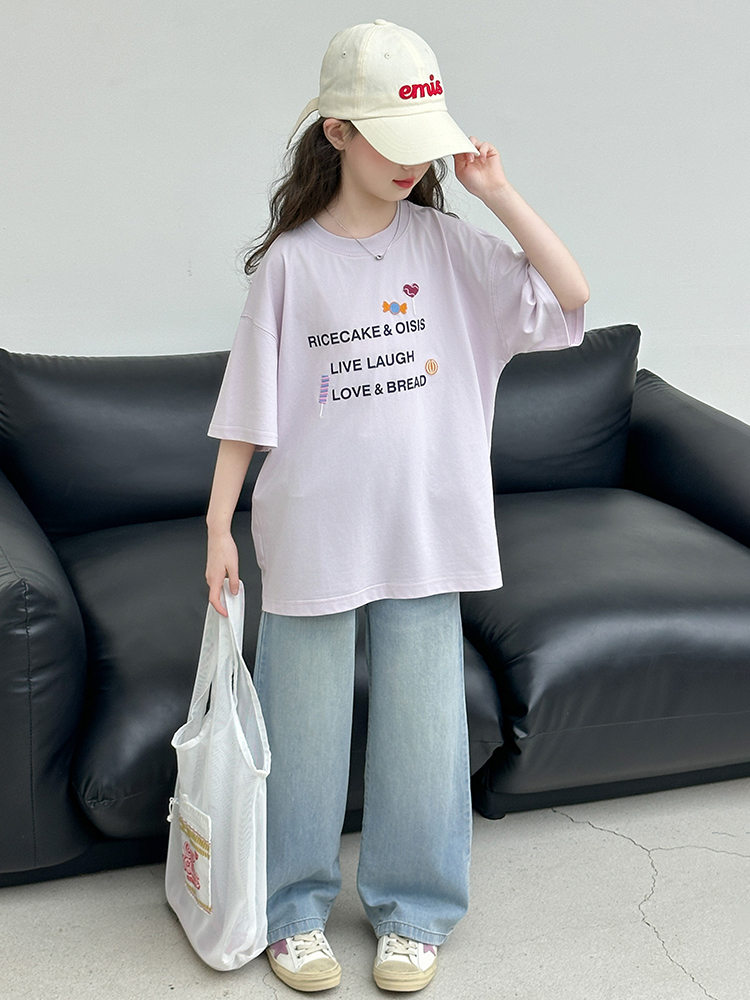 Girls Summer ort Sve T-irt Set - Summer Clothing Set For Girls のレビューと価格