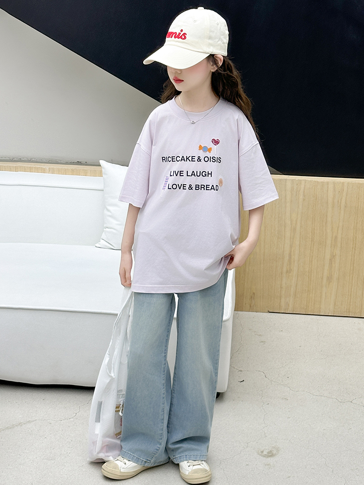 Girls Summer ort Sve T-irt Set - Summer Clothing Set For Girls のレビューと価格