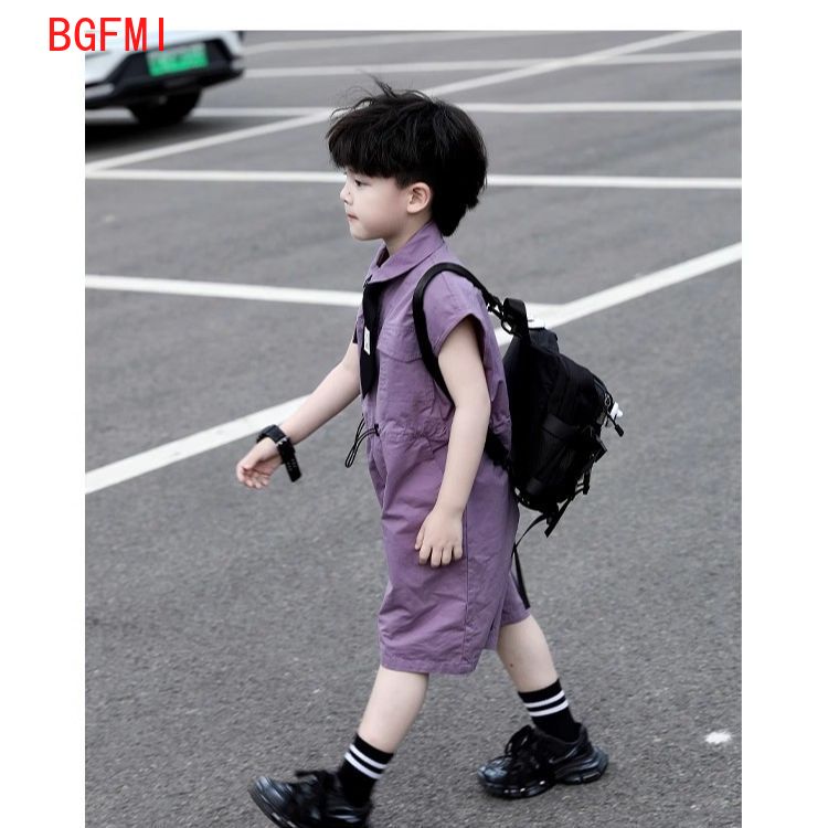 Kids Summer Shorts Overalls Ca - Summer Clothing Baby Boy のレビューと価格