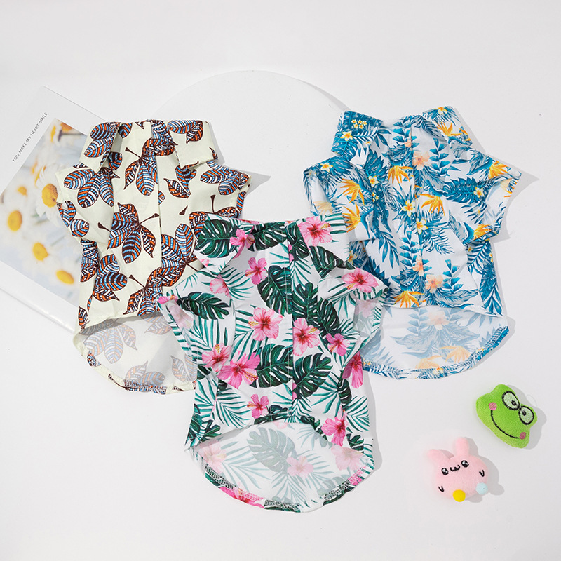 Dog Hawaiian Shirt Hawaiian Do - Summer Dog Clothing のレビューと価格