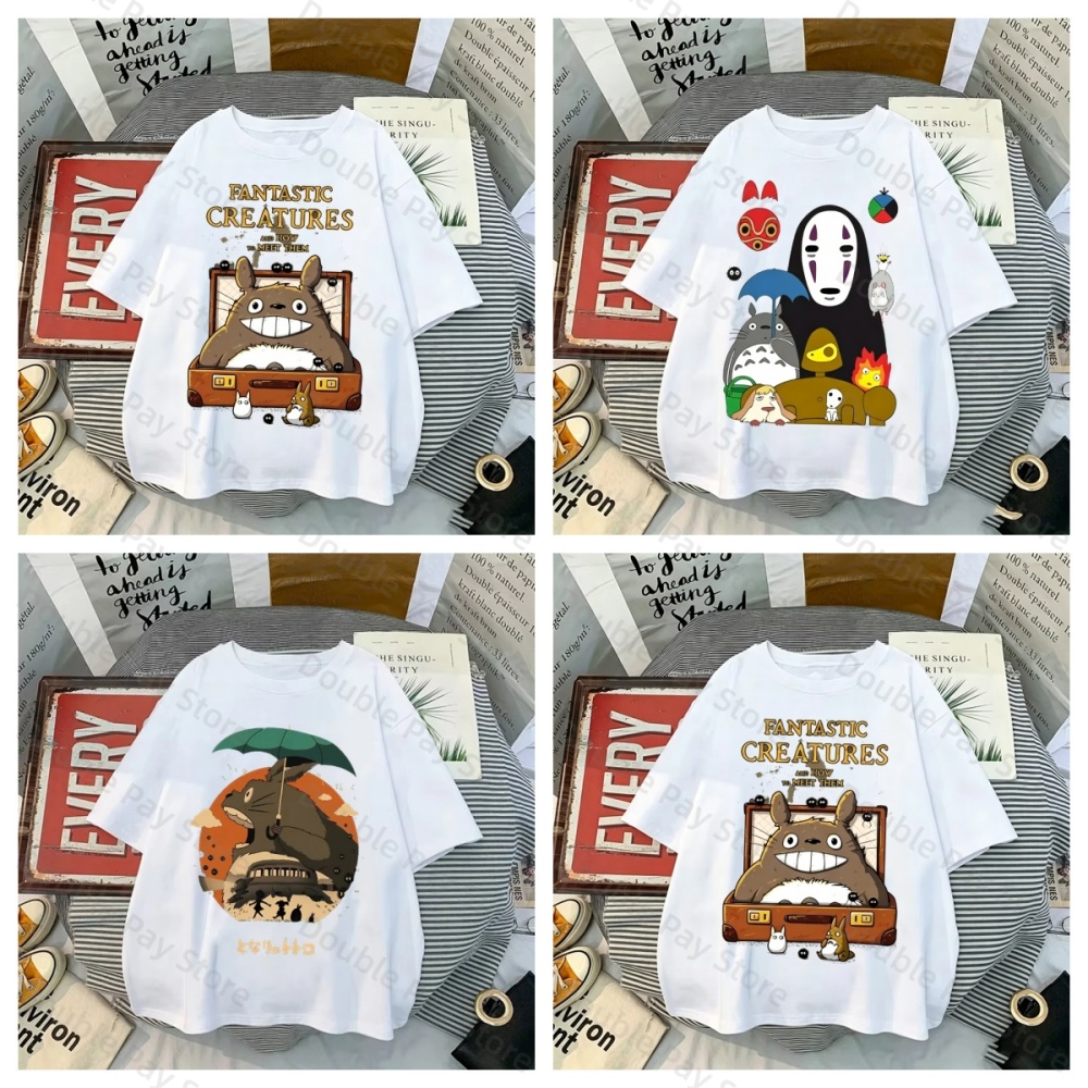Anime Totoro Spirited Away T-s - Summer Away Clothing のレビューと価格