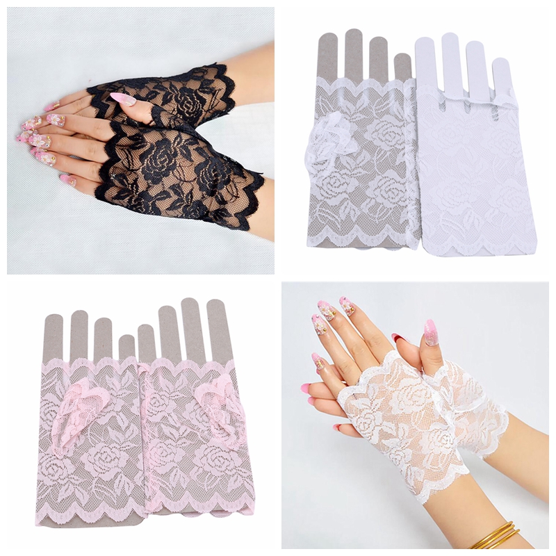 Women Lace Gloves Sexy Dressy  - Summer Clothing Drive のレビューと価格