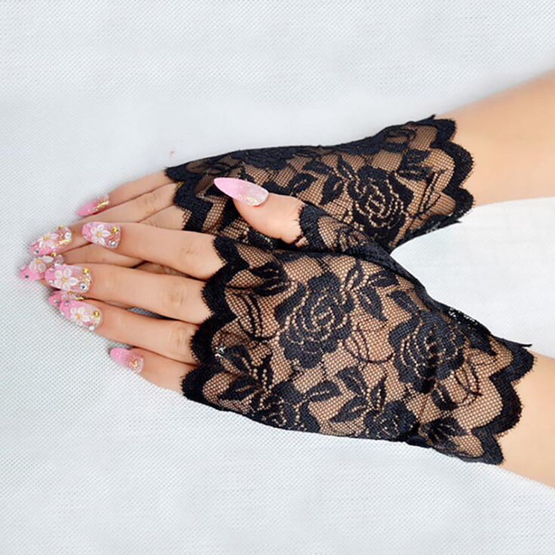 Women Lace Gloves Sexy Dressy  - Summer Clothing Drive のレビューと価格
