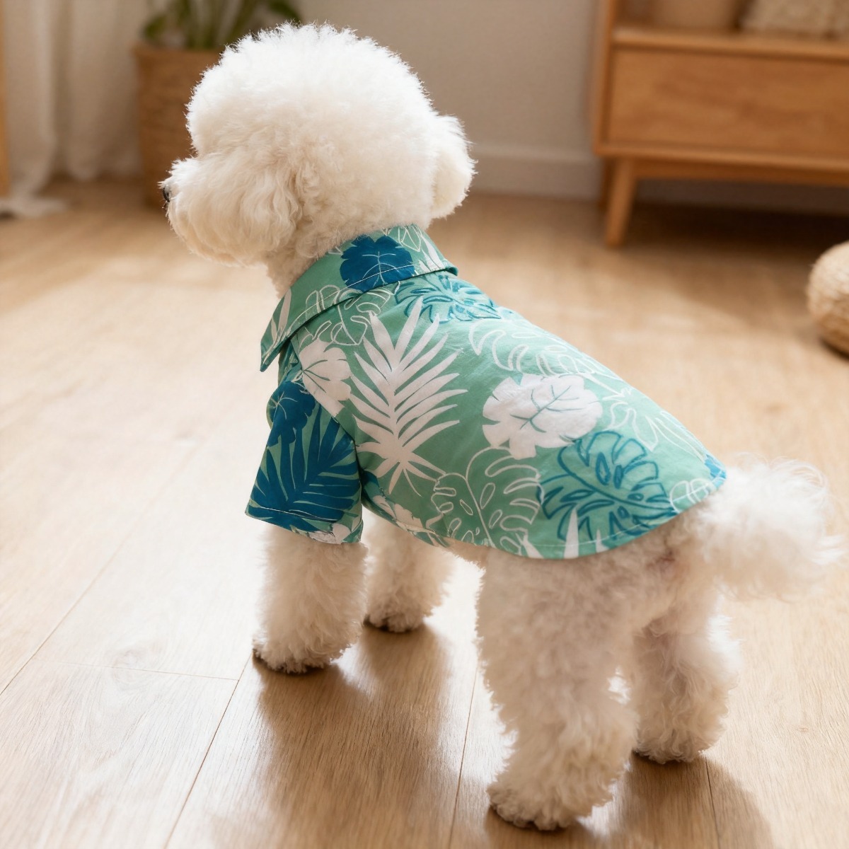 Cat Flower Shirt, Lightweight  - Summer Dog Clothing のレビューと価格