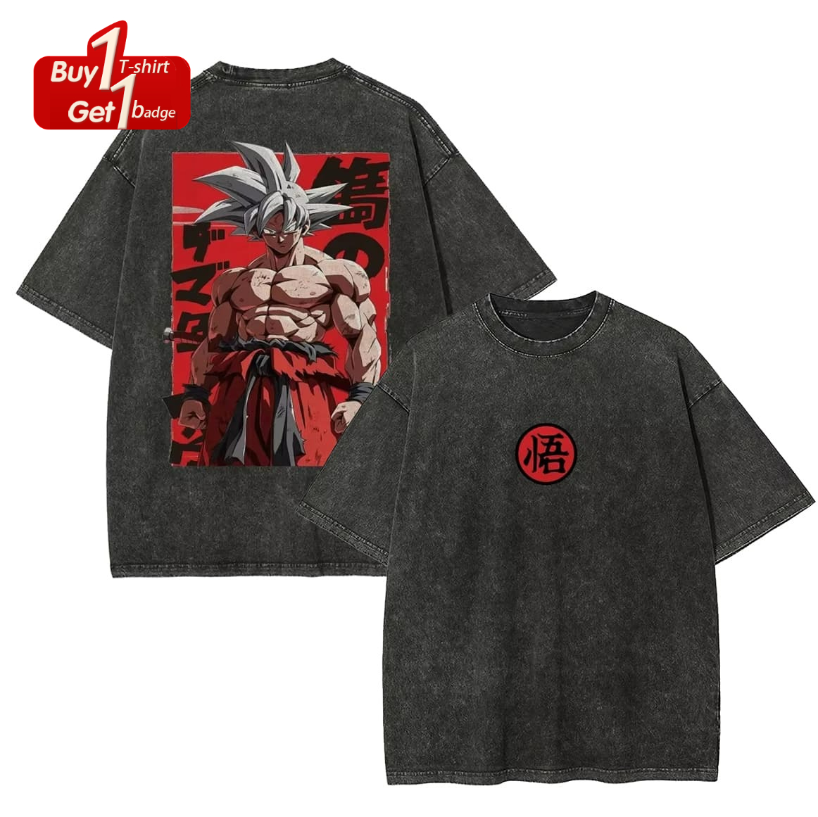 Dragon Ball Majin Goku Graphic - Vintage Summer Clothing Men のレビューと価格