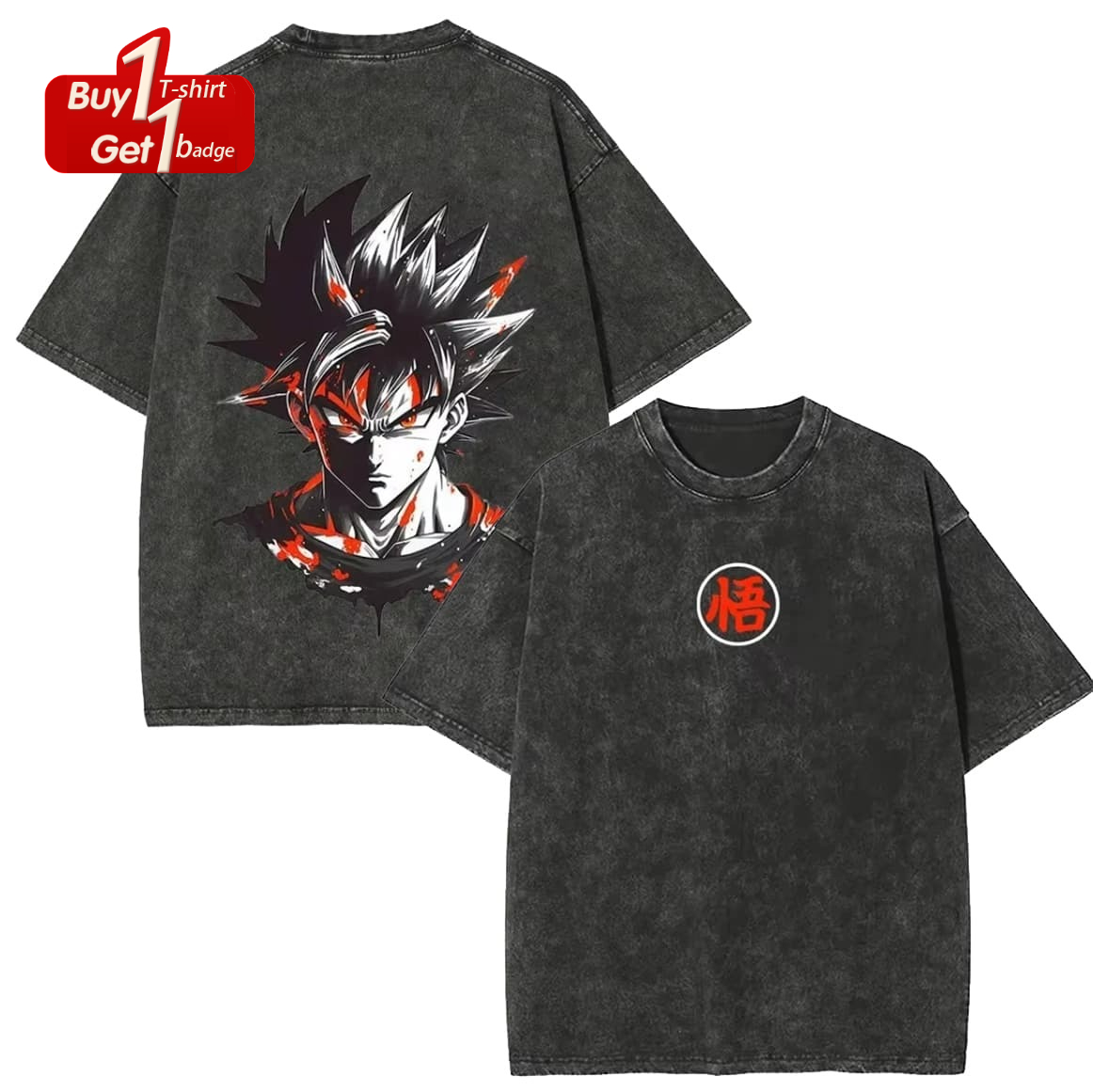 Dragon Ball Majin Goku Graphic - Vintage Summer Clothing Men のレビューと価格