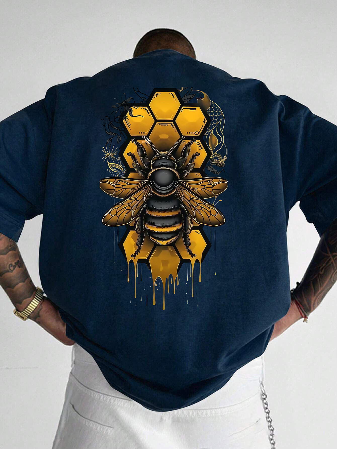 Honeycomb Bee with Dripping Ho - Summer Clothing Drip のレビューと価格