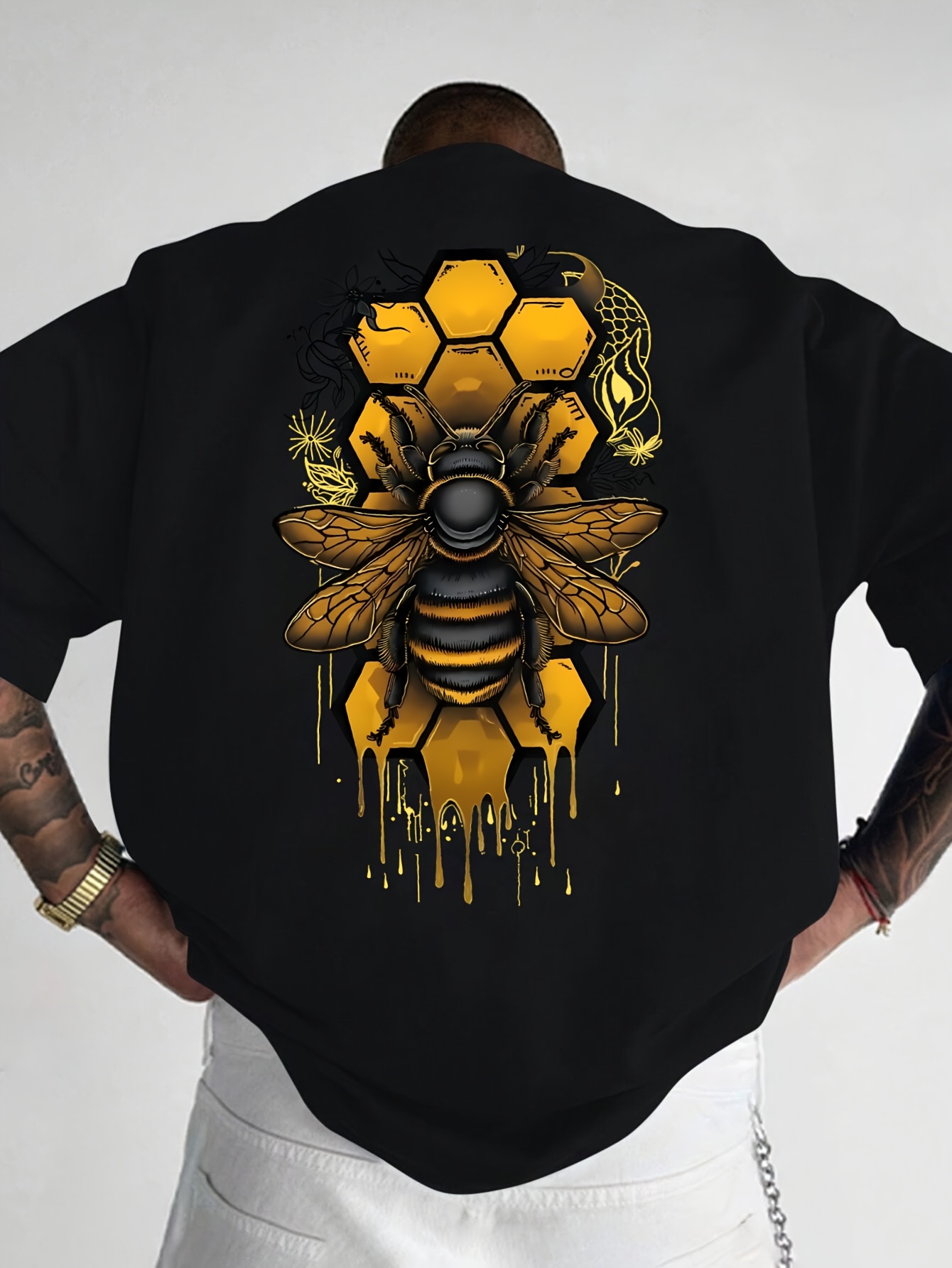 Honeycomb Bee with Dripping Ho - Summer Clothing Drip のレビューと価格
