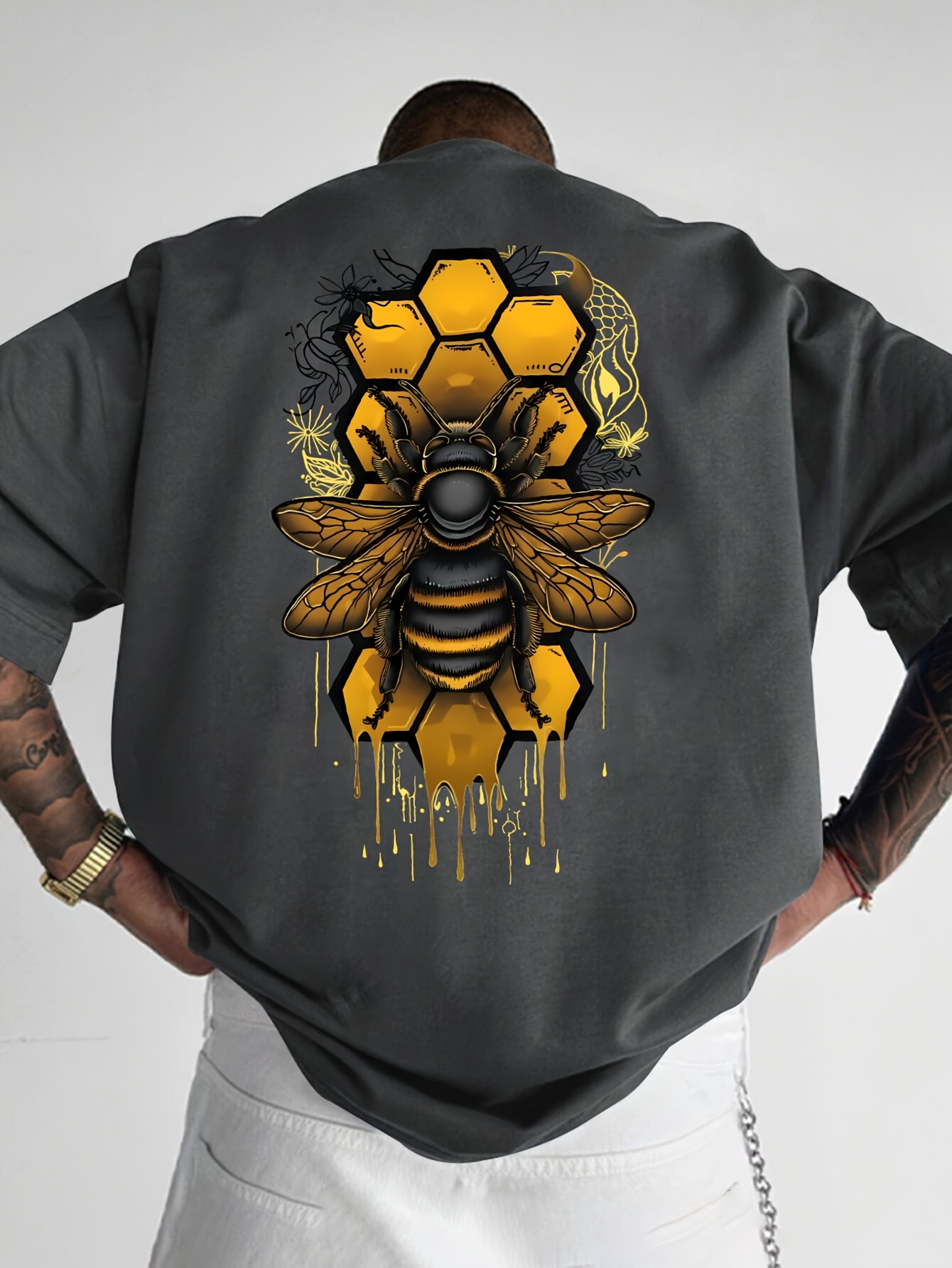 Honeycomb Bee with Dripping Ho - Summer Clothing Drip のレビューと価格