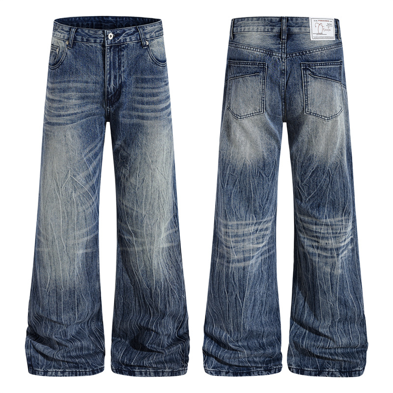 Washed Bootcut Jeans For Man S - Summer Clothing Drip のレビューと価格